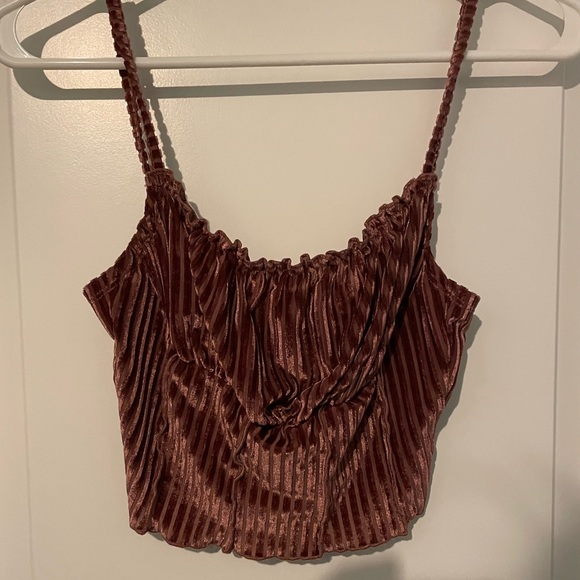 Shein Tank Shiny Textured sz Small 4 - Picture 1 of 8